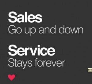 Motivational Quote- Sales/Service