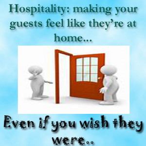 Hospitality: making your guests feel like they’re at home, even if ...