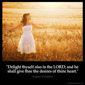 Psalms 37:4 Inspirational Image