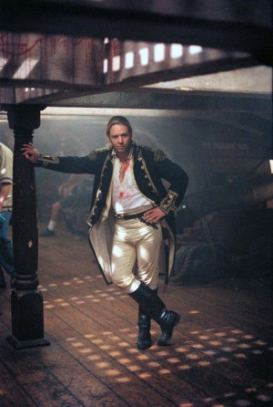 Capt. Aubrey (Russell Crowe) from Master and Commander. WoW.