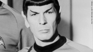 ... Spock in a promotional portrait for the television series, 'Star Trek