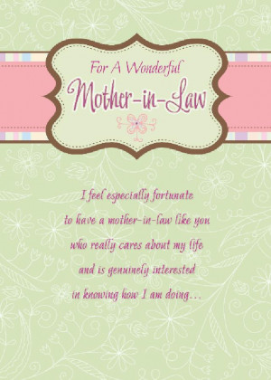 mother in law cards great mother in law special mother in l mother in ...