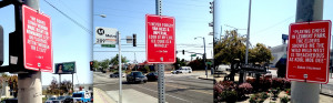 New RAP QUOTES Signs on Original Locations in Los Angeles 2014 header