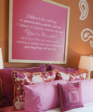 Belvedere Designs White 'I Believe' Wall Quote