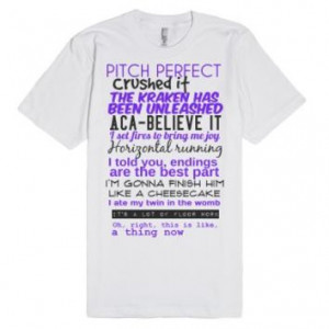 Pitch perfect quotes-Unisex White T-Shirt More