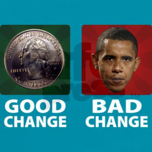 Obama Bad Change Tee...