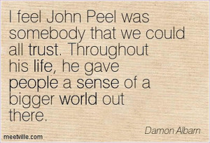 Quotes Of Damon Albarn About Inspiration Trust World Life Sense People