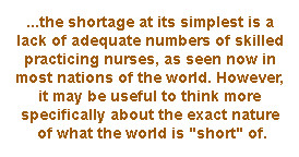 What is the nursing shortage and why does it exist?