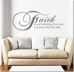 ... Is Not Believing... Wall Quotes Decor Vinyl Wall Decals Stickers 47