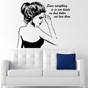 Wall Decals Quote Since Everything Is In Our Decal Girl Woman Vinyl ...