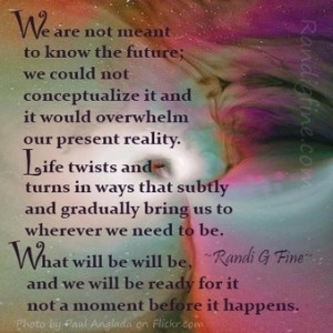 Knowing Future Picture Quote | Inspirational Life Quotes and Articles ...