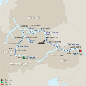 Rhine River Cities