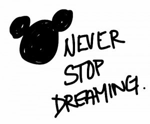 disney mickey mouse never stop dreaming disneyfansonly disney picture