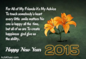 Happy new year 2015 quotes wishes