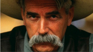 Actor Sam Elliot sporting half of a face's worth of warm, soothing ...