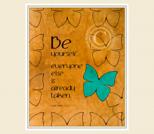 inspirational quotes to live by Oscar Wilde Be yourself 1