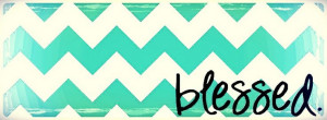 Chevron Blessed Facebook FB Cover Photo