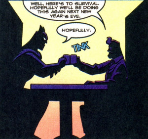 Batman & Jim Gordon celebrate the New Year. From DC’s Batman ...