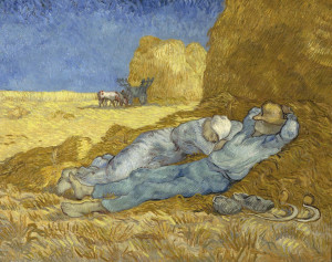 La sieste, par Vincent Van Gogh