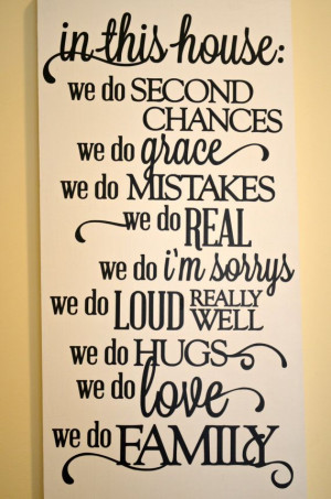 House Quote Wooden Sign we do Real by SpearCraft, $28.00: House Quotes ...