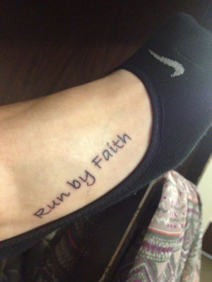 Runner Quote Tattoo Runners tattoo