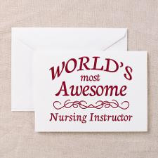 Nursing Instructor Greeting Cards