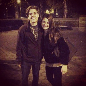 Dylan Sprouse With NYU Fan Classmate!!