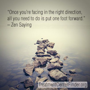 ... you need to do is put one foot forward.