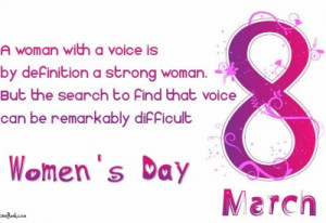 Women’s Day Strong Quotes