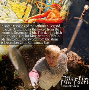 Facts Merlin King Arthur http://merlinfunfacts.tumblr.com/