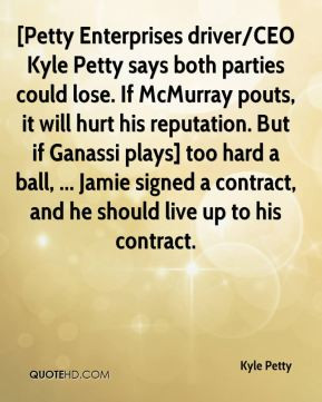 Kyle Petty Petty Enterprises driver CEO Kyle Petty says both