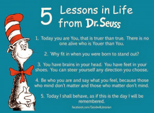 Dr Seuss 5 Lesson in Life from Dr. Seuss