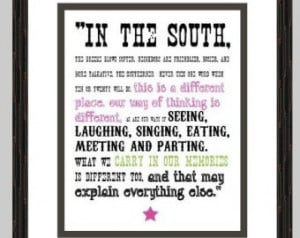 Popular items for southern quotes