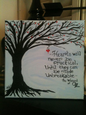 Wizard of Oz quote on 12 x 12 canvas by OurBurrowDesign on Etsy, $20 ...