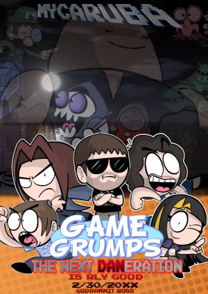 Game Grumps - The Next Daneration - Movie Poster by KristianTheTiragon