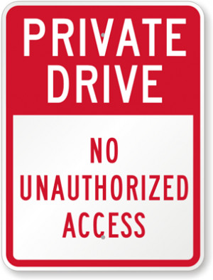 Drive Unauthorized Access...