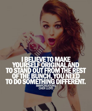 Cher Lloyd Quote- she along with Audrey Hepburn and lily collins is ...