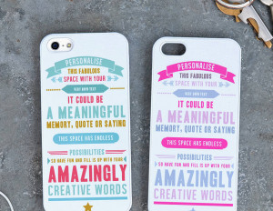 quote iphone case home iphone cases personalised quote iphone case