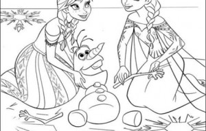 free frozen wallpaper colouring pages (page 2)