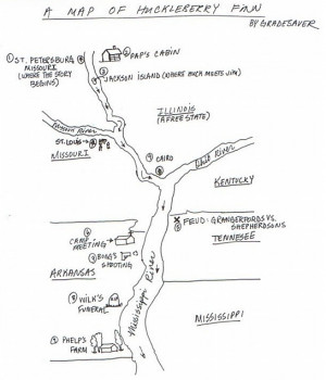 Some thoughts about Huckleberry Finn and author Mark Twain as you read ...