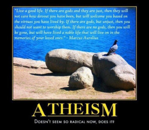 Atheism - Not so radical - Marcus Aurelius, quotes, philosophy
