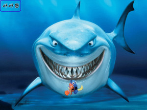 大鱼吃小鱼海鲨鱼图片 *