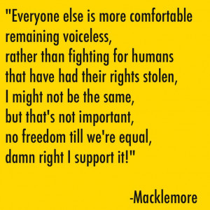 macklemore #rap #love #gay #samelove #song #lyrics #quote # ...