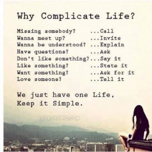 keep it simple life quotes quotes cute positive quotes sky beautiful ...