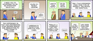 Dilbert Sales Call with competition