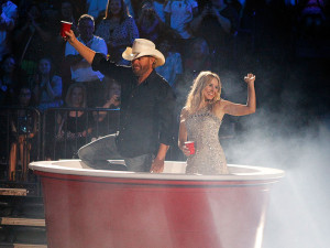 Carrie Underwood and Brad Paisley get caught in a love triangle, Luke ...