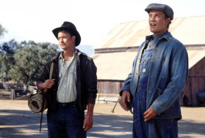 ... Malkovich as George and Lennie from John Steinbeck's 'Of Mice and Men