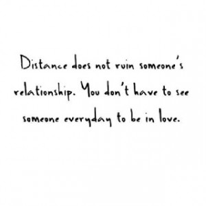 Long distance love