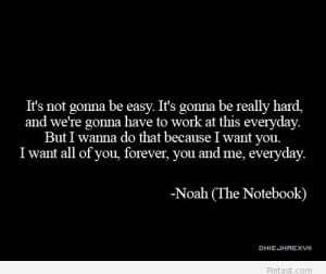 Noah The NoteBook quotes