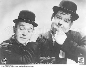 Stan Laurel and Oliver Hardy
